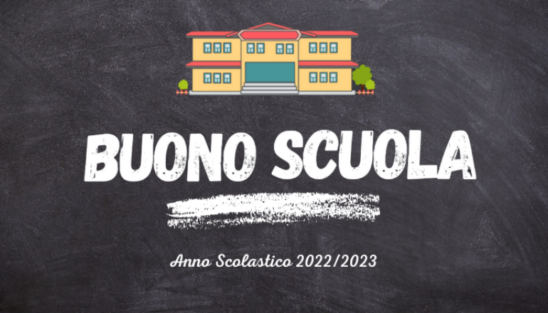 Locandina buono scuola