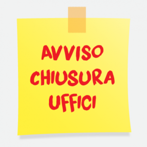 Avviso chiusura uffici 