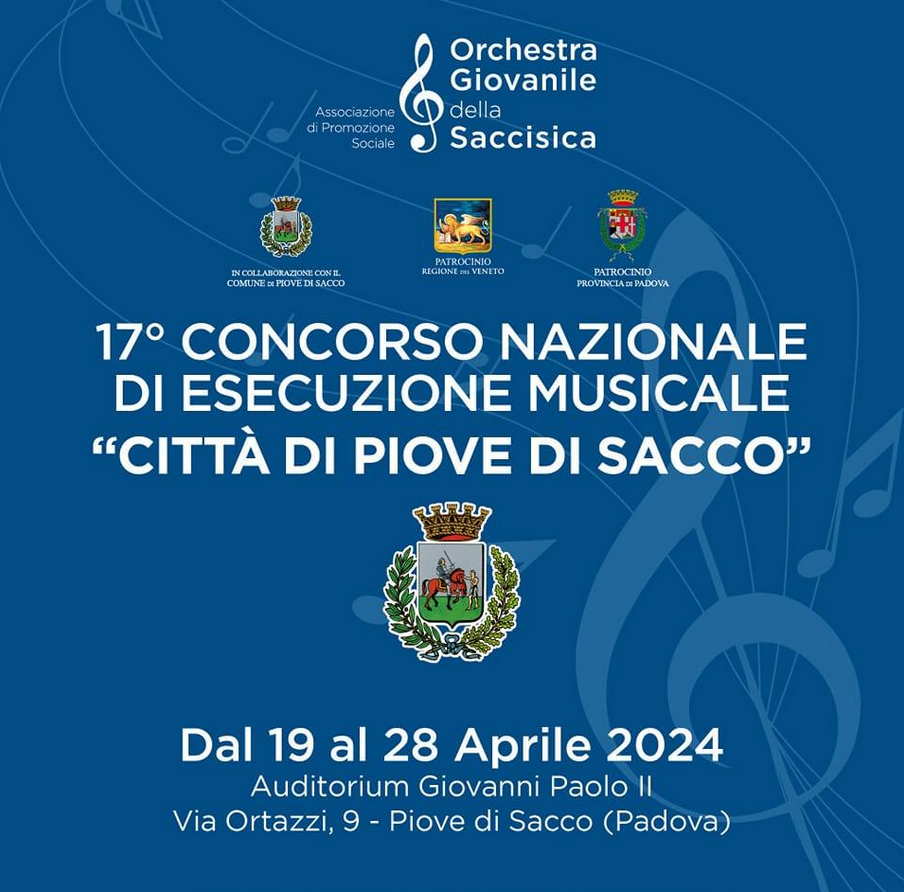 17° Concorso Nazionale Musicale Città di Piove di Sacco 2024