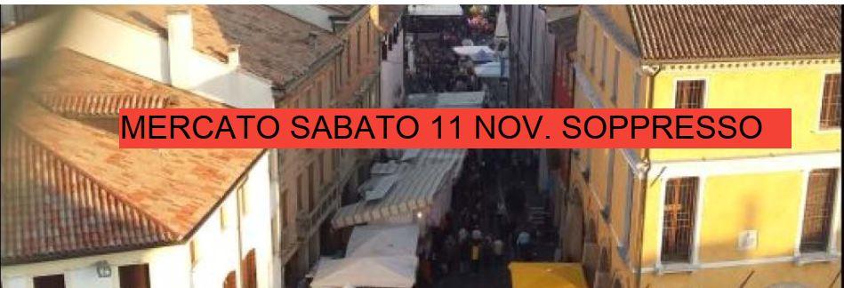 mercato sabato 11 nov. soppresso