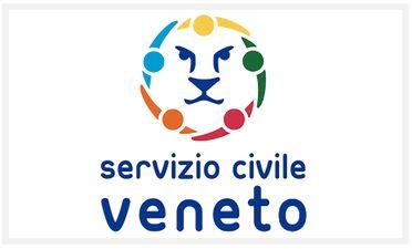 servizio civile veneto -immagine di leone multicolore