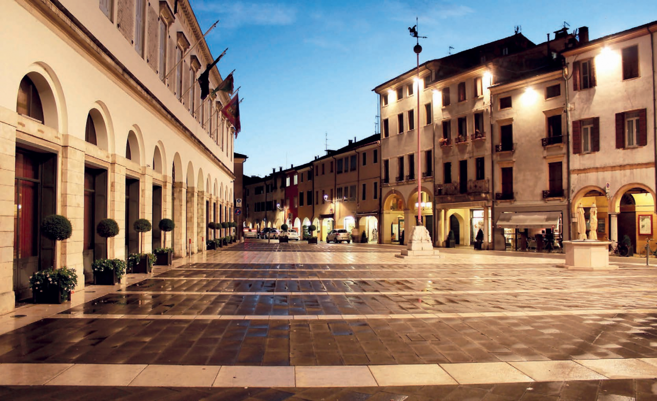 Piazza Matteotti a Piove di Sacco