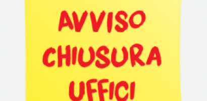 Avviso chiusura uffici 