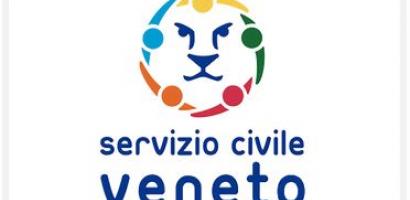 servizio civile veneto -immagine di leone multicolore