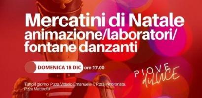 mercatini di Natale - animazione, laboratori e fontane danzanti